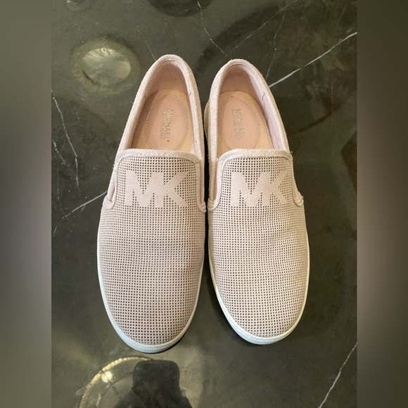 Michael Kors KEATON SLIP ON LASERED SUEDE Women’s Pink Slip-On Sneakers … - Picture 3 of 10
